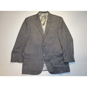 Vintage Hart Schaffner Marx 42S USA Mens 2 Button‎ Houndstooth Blazer Sport Coat